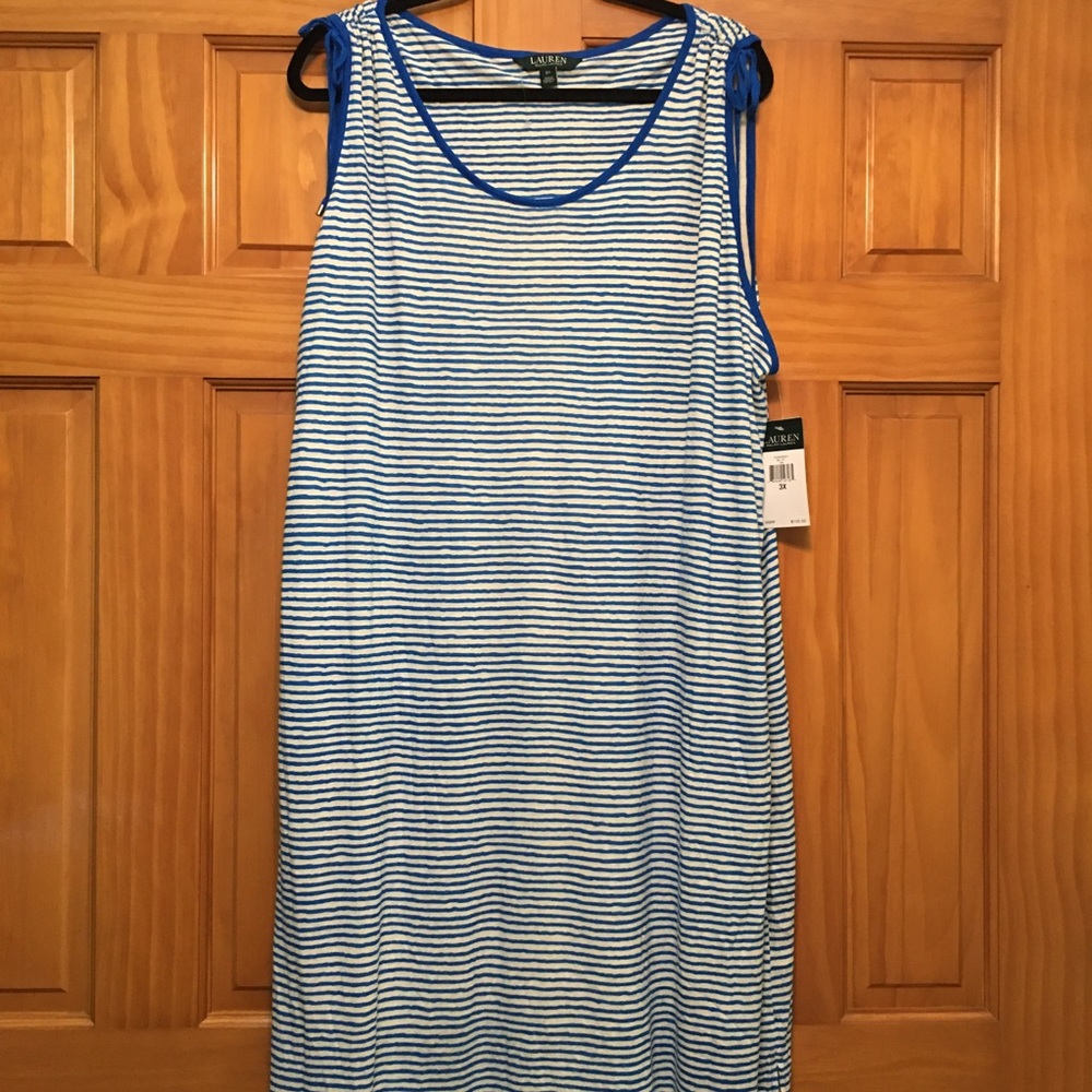 Lauren Ralph Lauren NWT Maxi Dress / Loungewear 3X - Picture 3 of 10